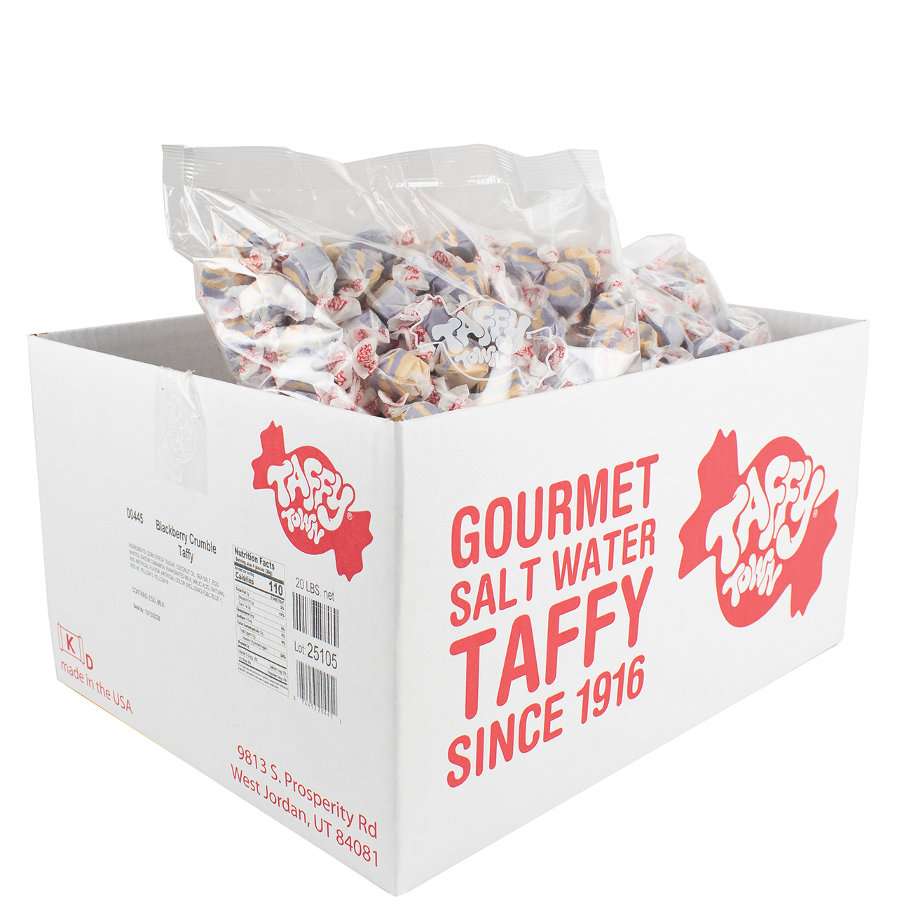 Blackberry Crumble Taffy