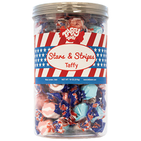 Stars & Stripes Taffy Mix | 4th of July Salt Water Taffy Candy | Taffy Town