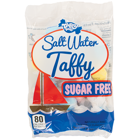 Taffy Town Sugar Free Salt Water Taffy Candy 4 oz Bag