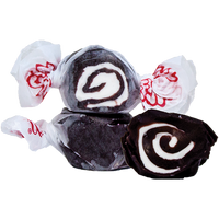 Black Licorice Swirl Taffy - Taffy Town Black Licorice Taffy - classic salt water taffy candy with bold, nostalgic black licorice flavor.