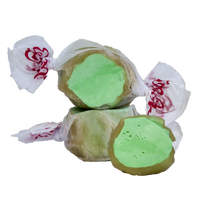 Carmel apple taffy - Taffy Town caramel apple salt water taffy candy with soft green apple center and gourmet caramel coating