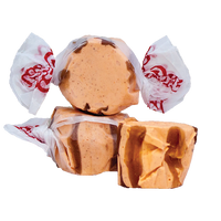 Pumpkin Pie Taffy by Taffy Town – warm orange salt water taffy candy with brown sugar-like swirls, inspired by the rich, spiced flavor of classic holiday pumpkin pie.