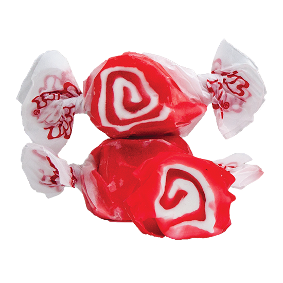 Red Licorice Swirls Taffy | Red licorice salt water taffy candy flavor | Taffy Town