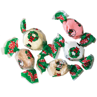 Christmas holiday taffy candy | Xmas salt water taffy candy flavors | Taffy Town