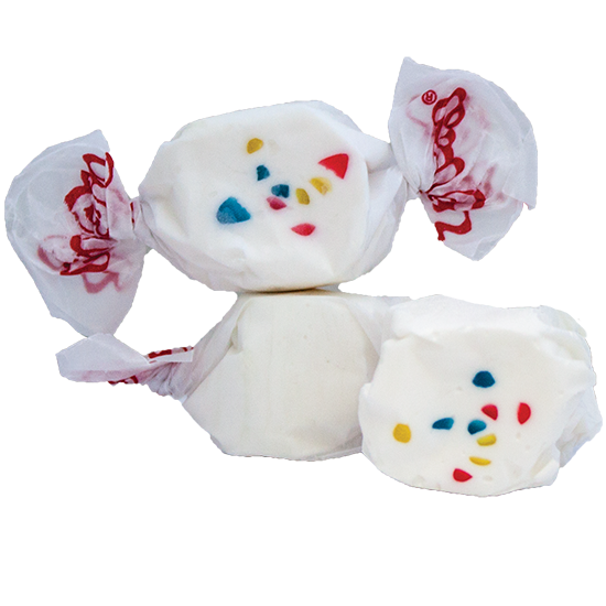 Frosted Cupcake Taffy | Frosted cupcake salt water taffy candy flavor | Taffy Town