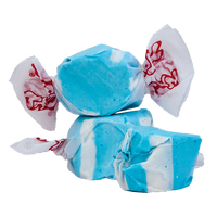 Blueberry Taffy - Taffy Town blueberry salt water taffy candy with vibrant blue and white swirls