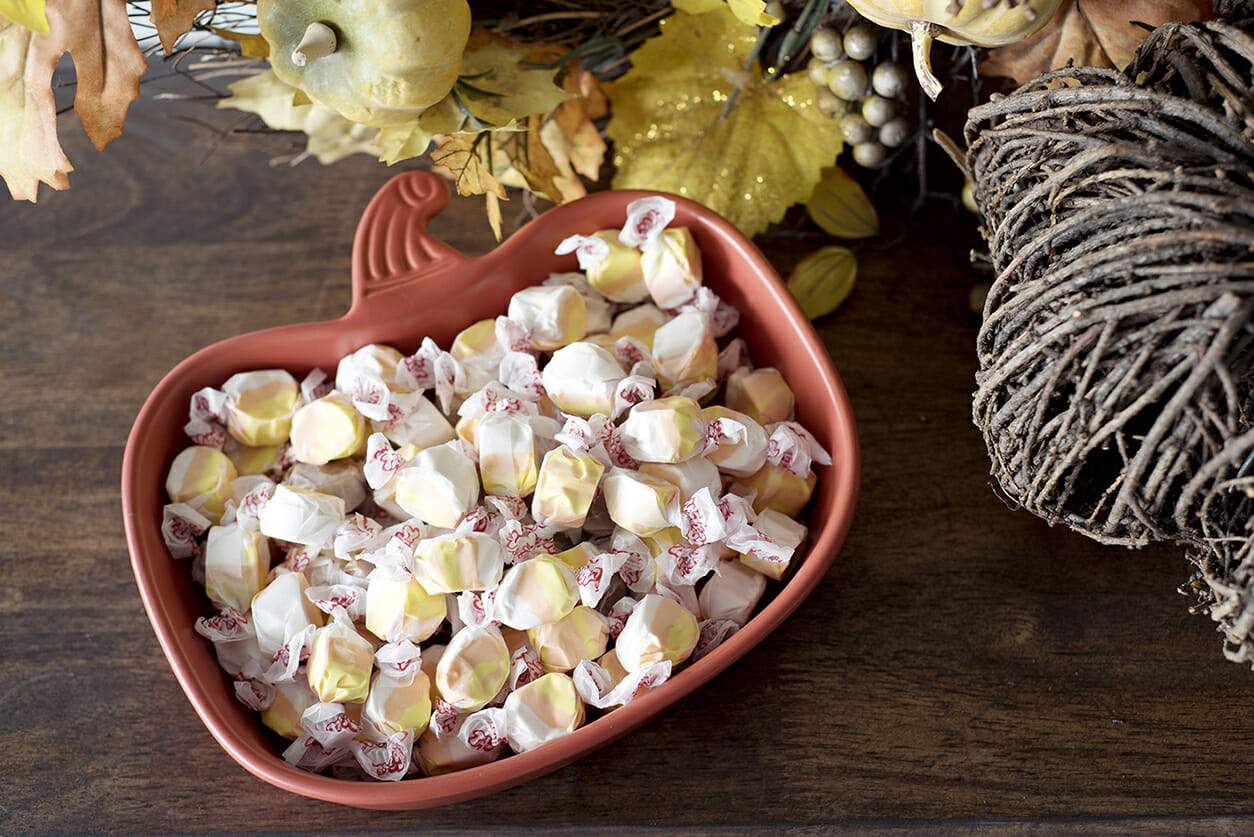 Candy Corn Taffy | Candy corn salt water taffy candy flavor | Taffy Town