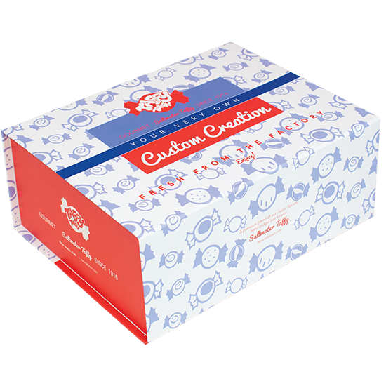 Custom Taffy Gift Box (2 lb.) | Pick your own salt water taffy flavors sampler online | Taffy Town