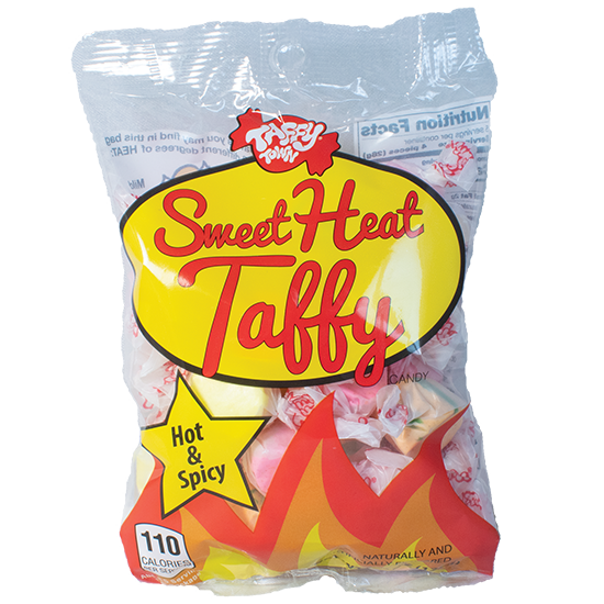 New Hot & Spicy Salt Water Taffy Candy Flavors - Taffy Town Sweet Heat Taffy Mix