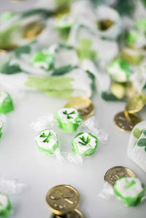 Irish Cream & Shamrocks Taffy - March Flavor of the Month