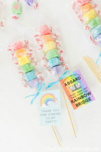 Rainbow Party Favors - Creative Taffy Crafts