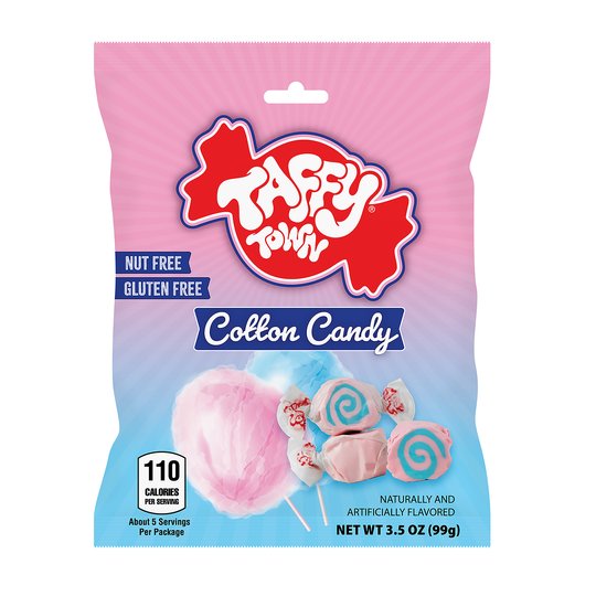 Cotton Candy Taffy 3.5 oz Bag | Taffy Town