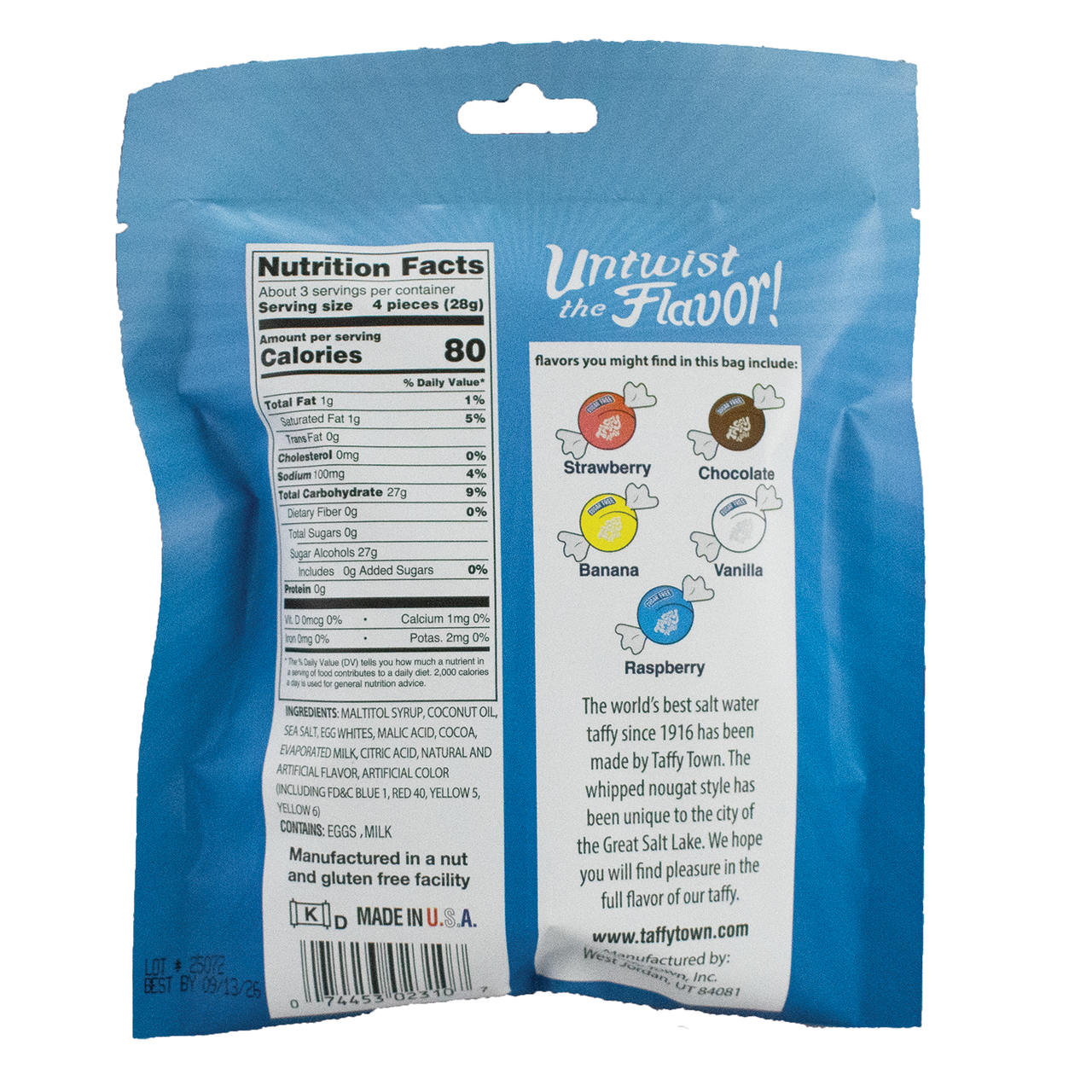 3 oz. Sugar-Free Taffy
