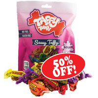 3.5 oz. Sassy Sour Fruits Taffy
