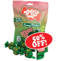 3.5 oz. Sassy Sour Watermelon Taffy
