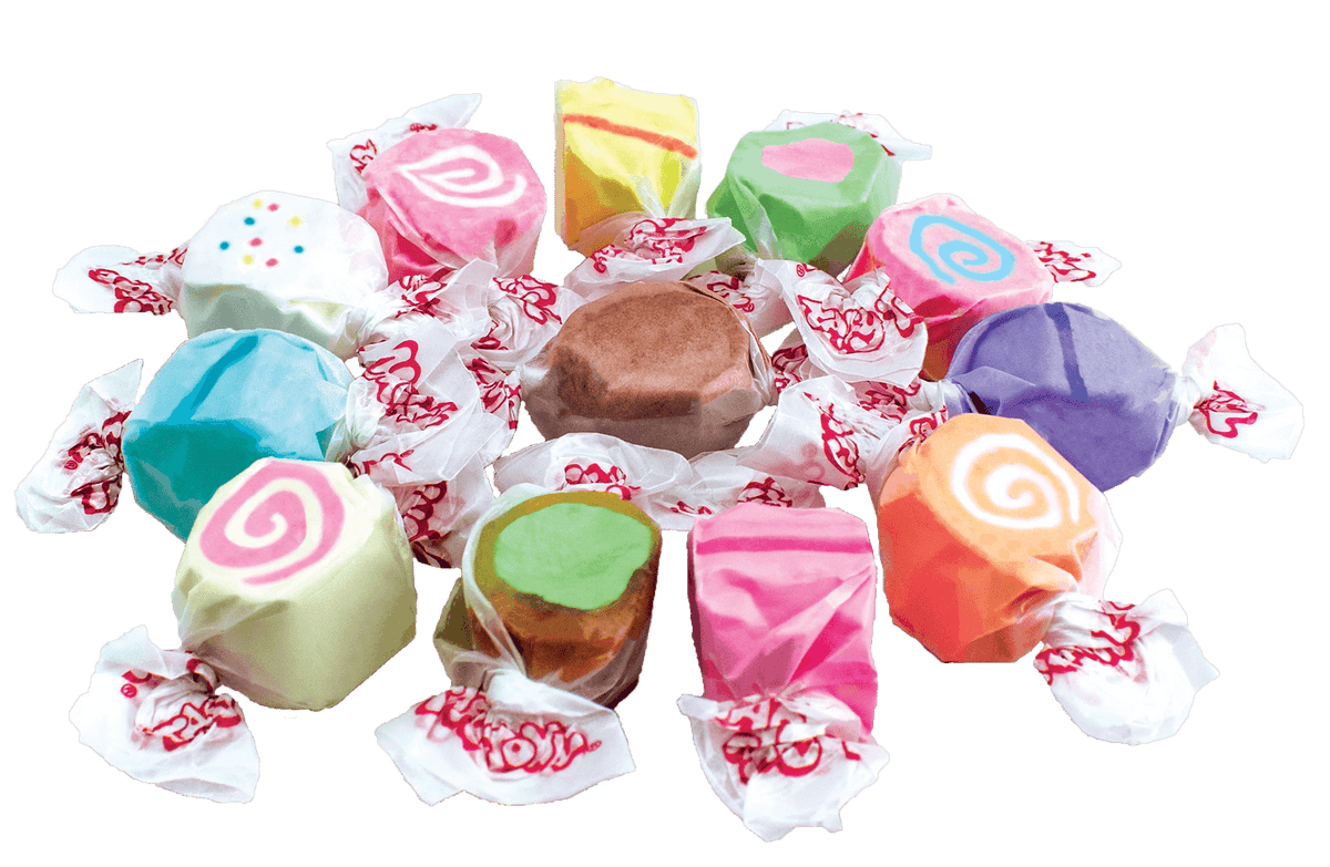 assorted Taffy Town salt water taffy candy flavors