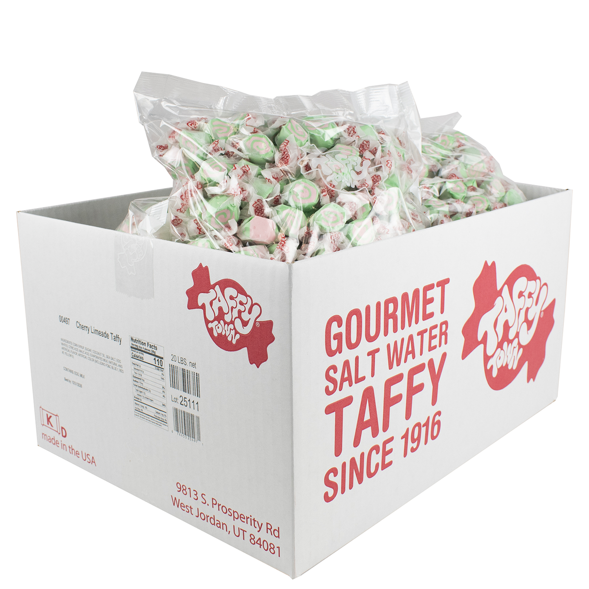 Cherry Limeade Taffy | Taffy Town
