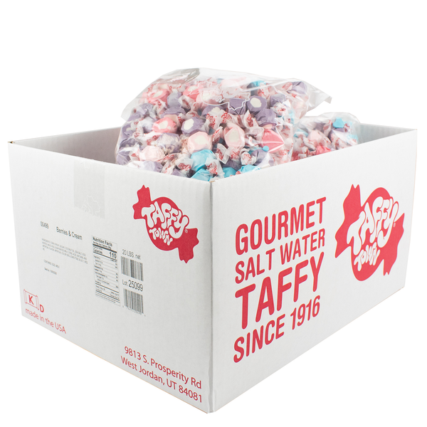 Berries & Creme Taffy | Salt Water Taffy Assortments | Taffy Town
