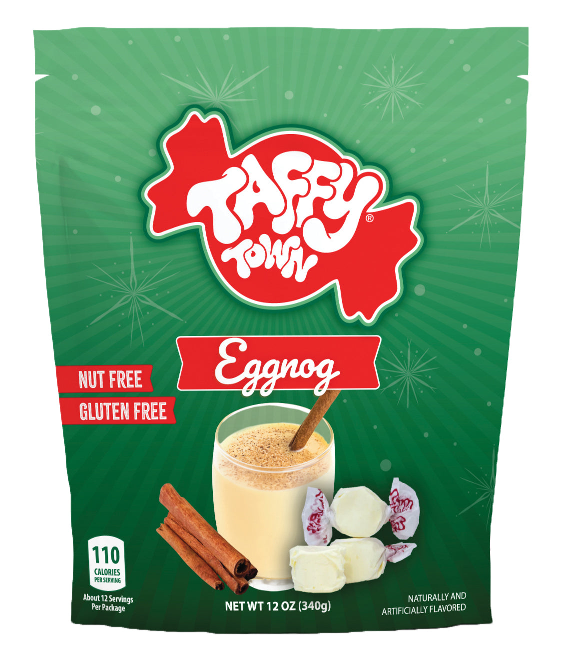 12 oz. Eggnog Taffy Pouch