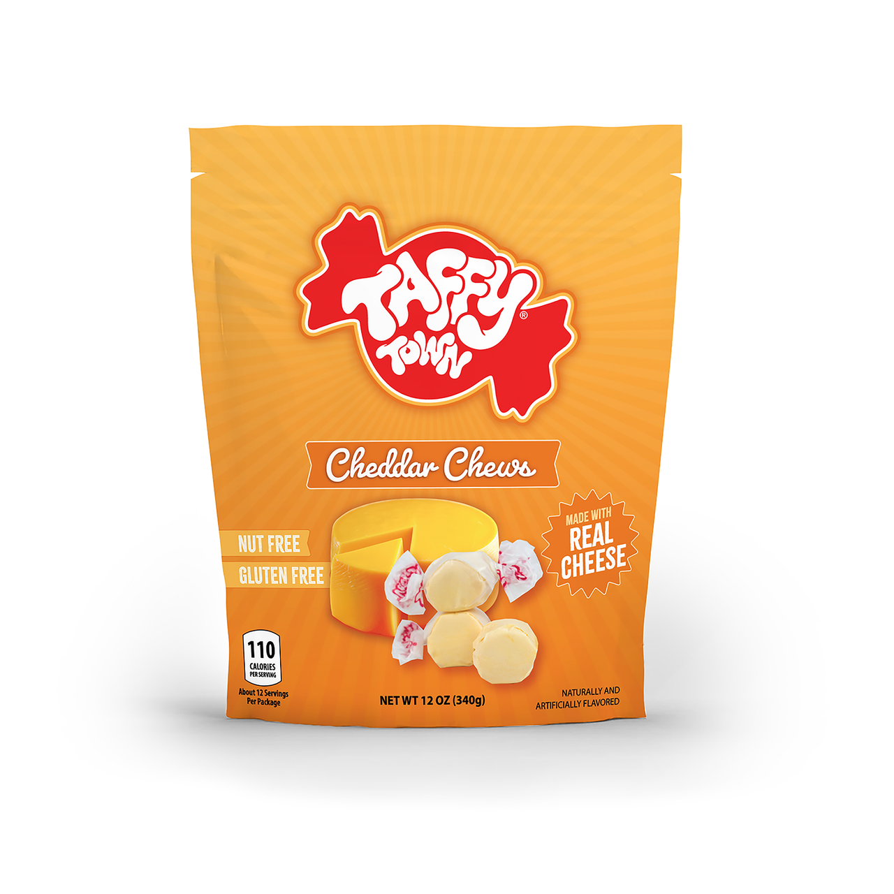 12 oz Cheddar Chews Pouch (Only Ships Early March)