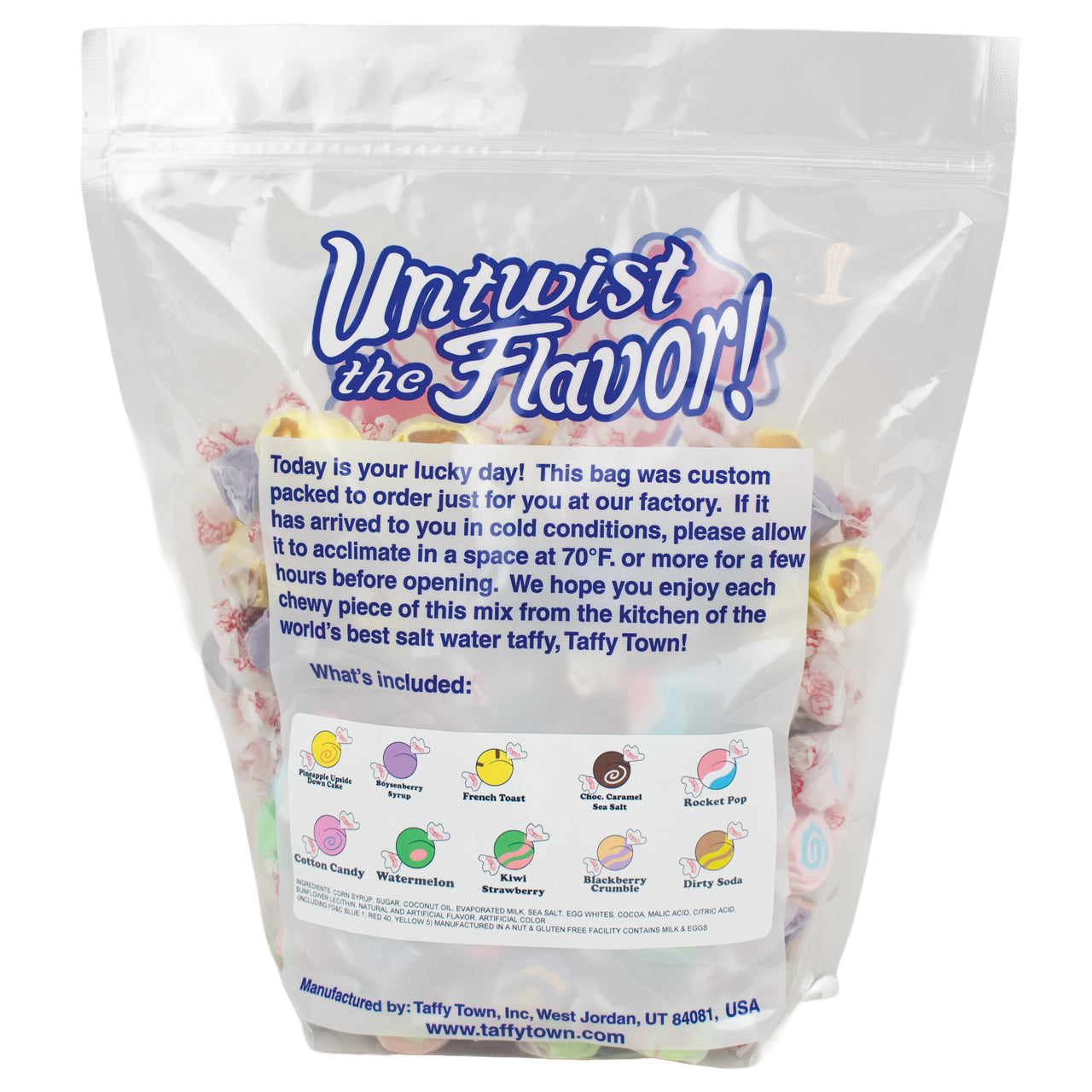 Custom Taffy Bag (3 lb.)