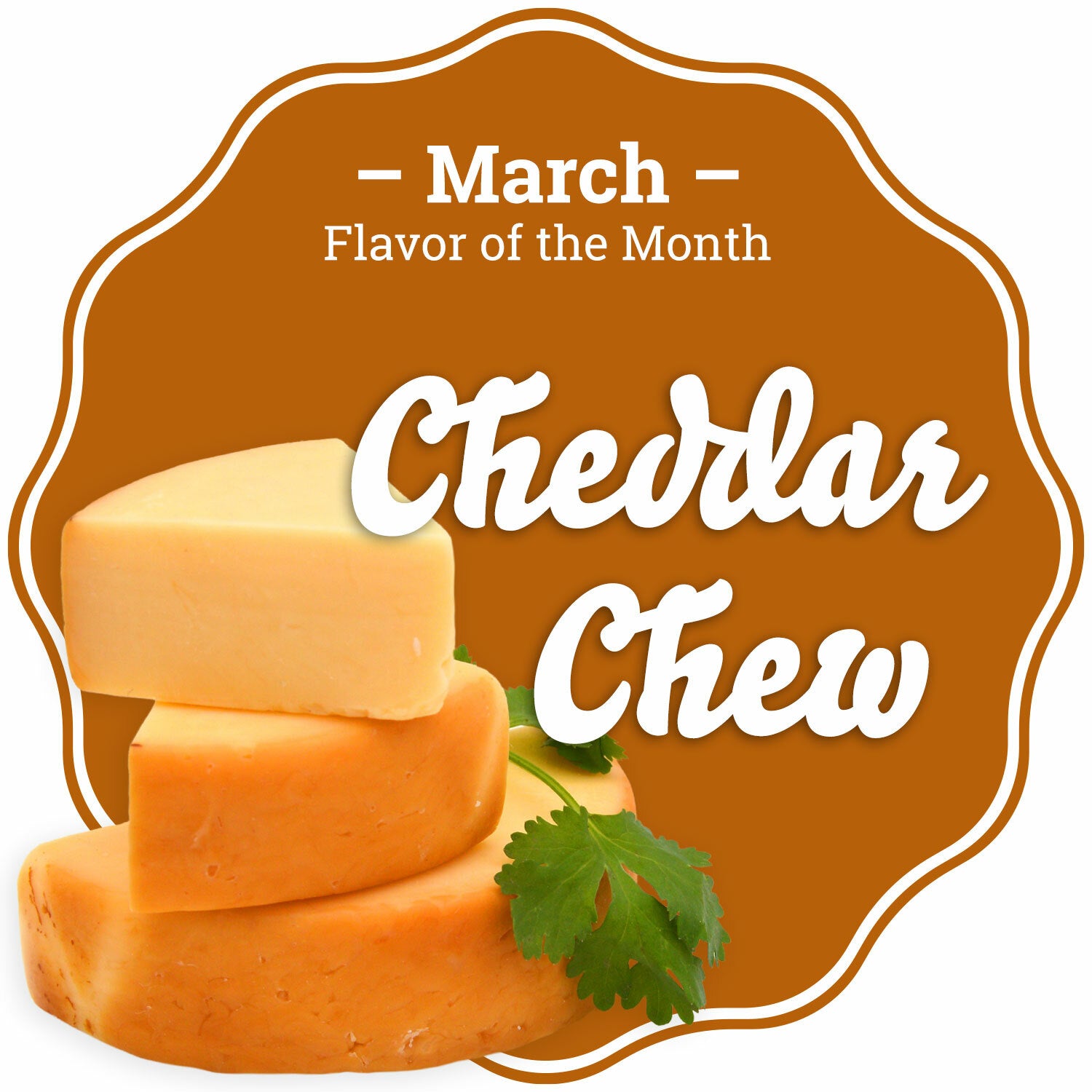 Taffy Town March Taffy Flavor of The Month Cheddar Chew
