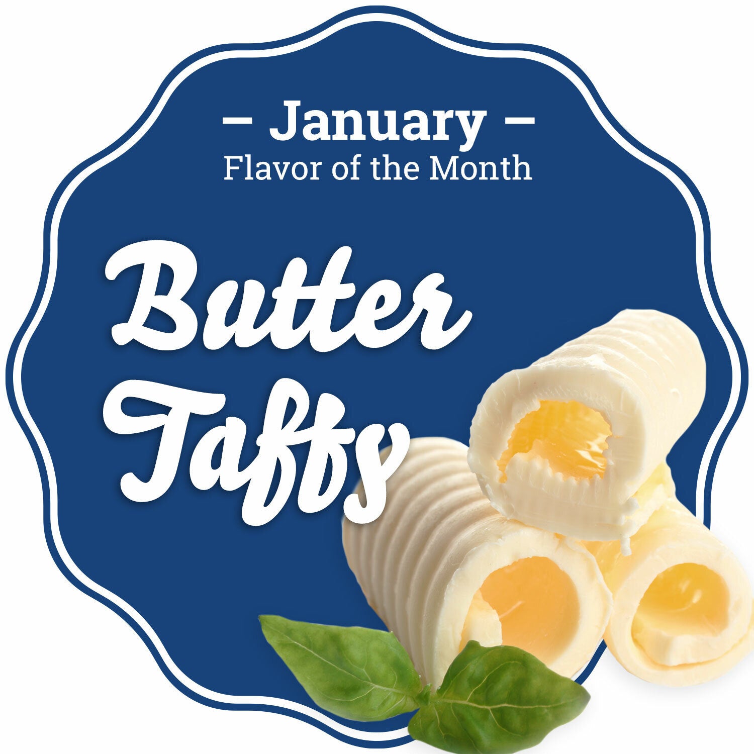 Butter Taffy - Taffy Town Salt Water Taffy Candy Flavor of the Month