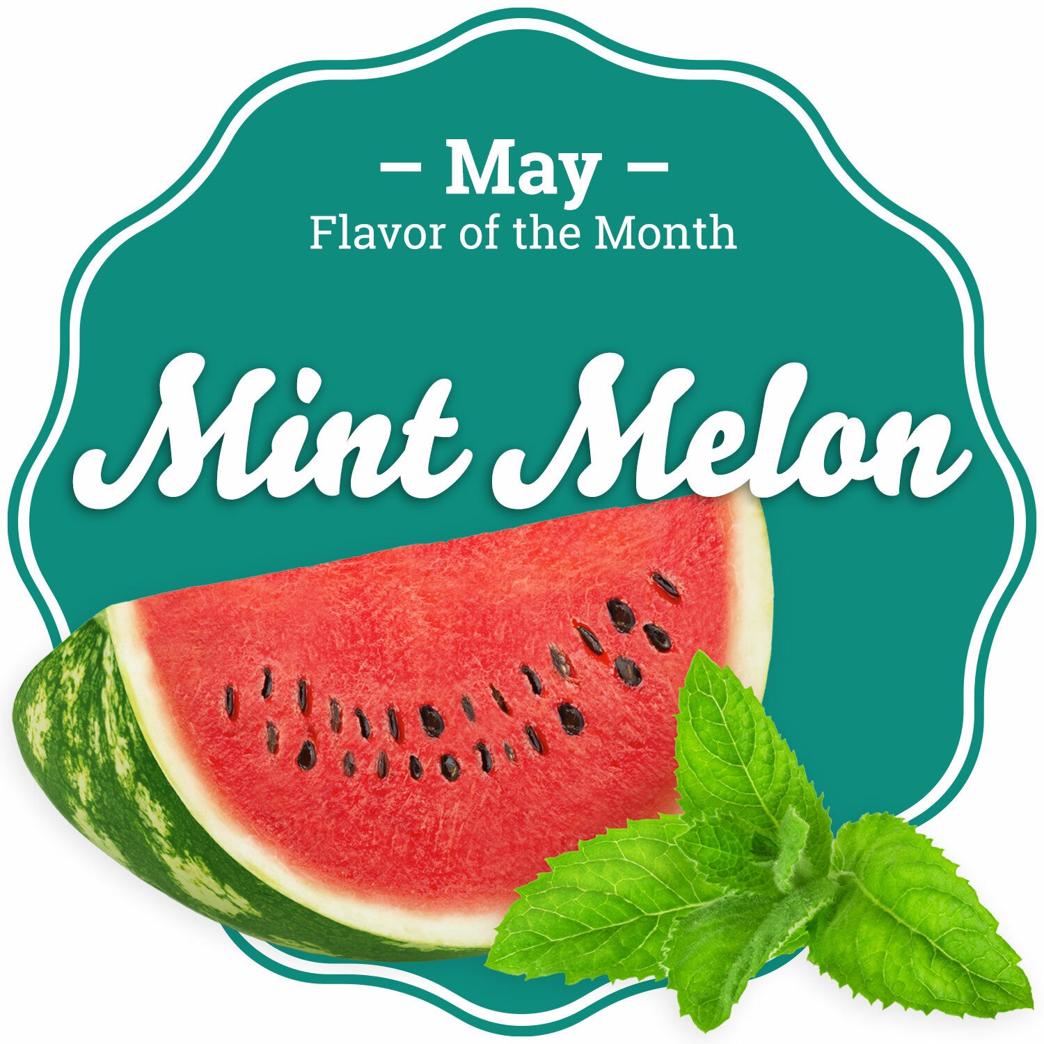 Taffy Town May Taffy Flavor of the Month Mint Melon Salt Water Taffy