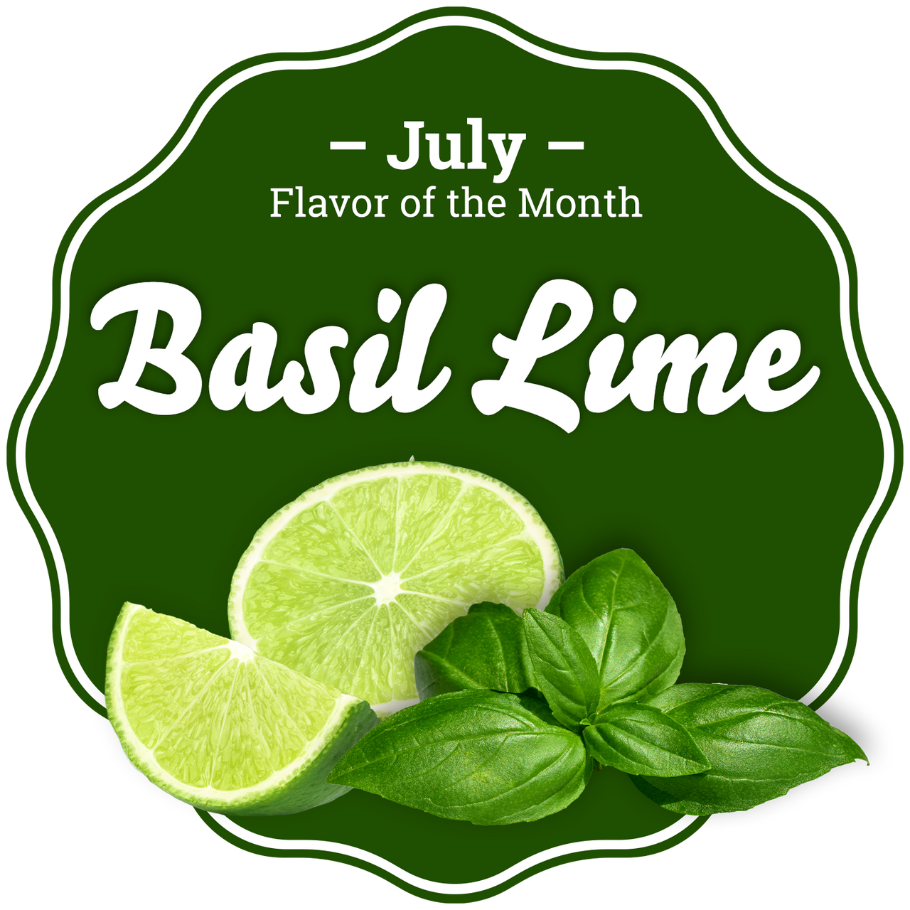 July - Basil Lime