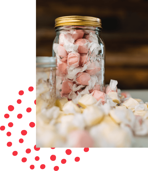 Wholesale Taffy in Bulk - Taffy Canister | Taffy Town