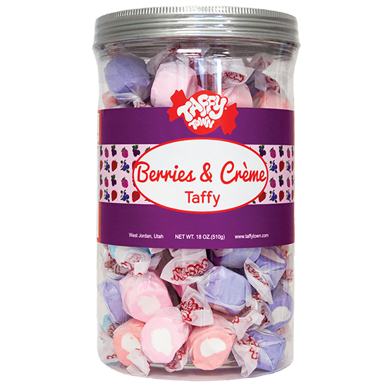 Berries & Cream Taffy Gift Canister (18 oz.)