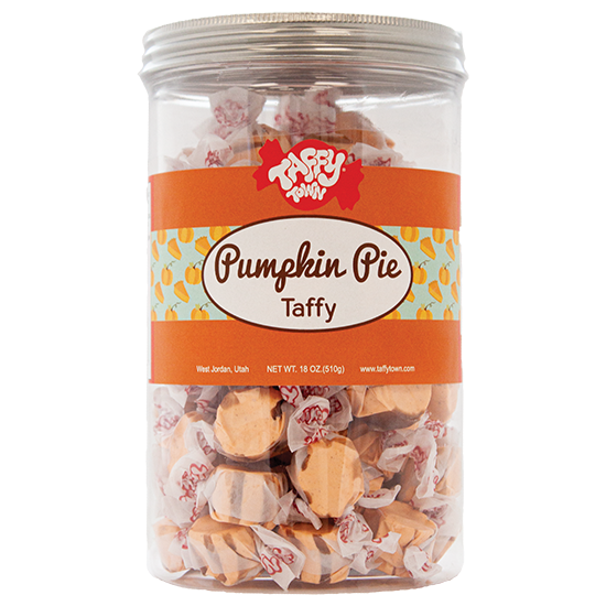 Pumpkin Pie Taffy Gift Canister (18 oz.) | Taffy Town