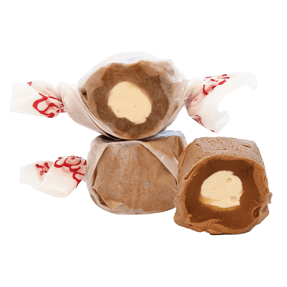 Candy Bar Taffy | Chocolate nougat caramel salt water taffy candy flavor | Taffy Town