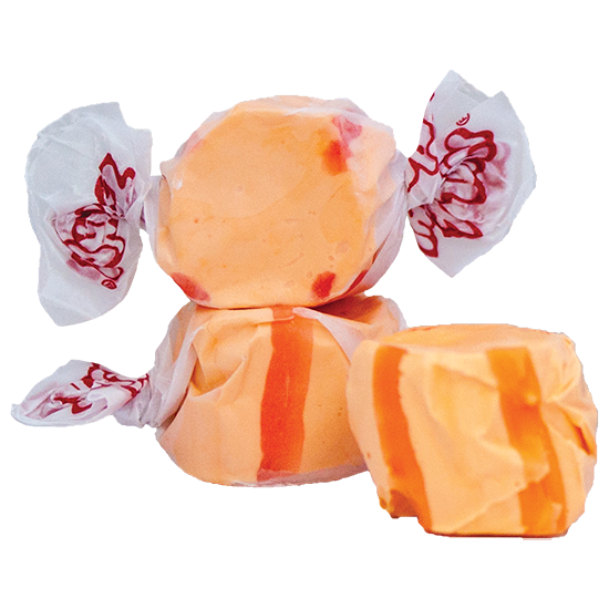 Orange Taffy | Orange salt water taffy candy flavor | Taffy Town