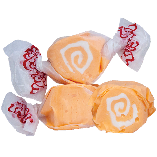 Orange Cream Taffy | Orange cream salt water taffy candy flavor | Taffy Town