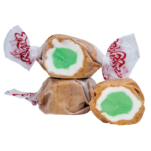 Apple Pie Taffy - Taffy Town apple pie salt water taffy candy with green apple center and cinnamon-flavored shell