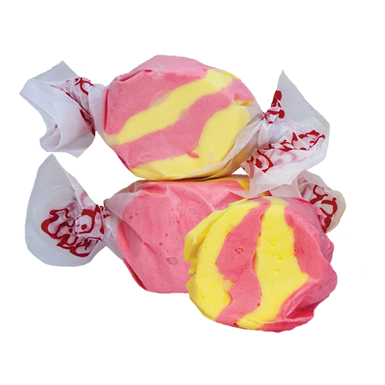 Strawberry Banana Taffy | Strawberry banana salt water taffy candy flavor | Taffy Town