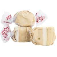 Taffy Town butterscotch salt water taffy candy – rich, buttery flavor with a smooth, chewy texture.