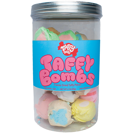 Freeze Dried Taffy Bombs | Freeze-dried Salt Water Taffy Pieces | Taffy Town
