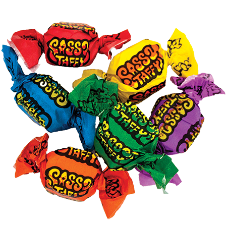 Sassy Sour Fruits Taffy Mix | Sour fruit salt water taffy candy flavors assortment | Taffy Town