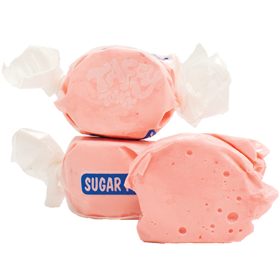Taffy Town Sugar Free Strawberry Taffy - Sugar-free strawberry salt water taffy candy flavor