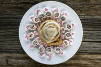 Taffy Town Cinnamon Roll taffy candy—gourmet salt water taffy that tastes like fresh-baked cinnamon rolls.
