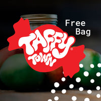 Taffy Town Free Bag – Promotional offer featuring a free bag of gourmet salt water taffy with qualifying purchase.